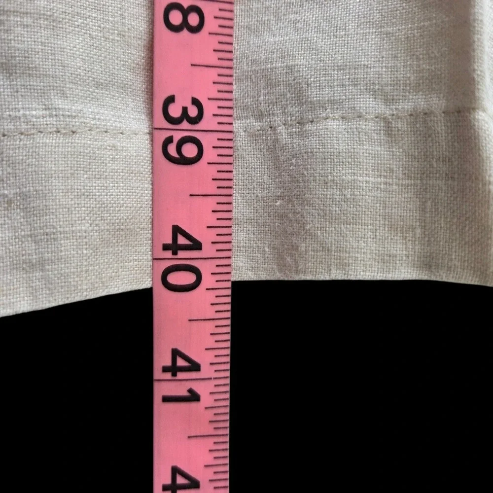 Tommy Bahama Relax Linen Cargo Pants Mens SZ XL Ivory Light Cream Casual Beach